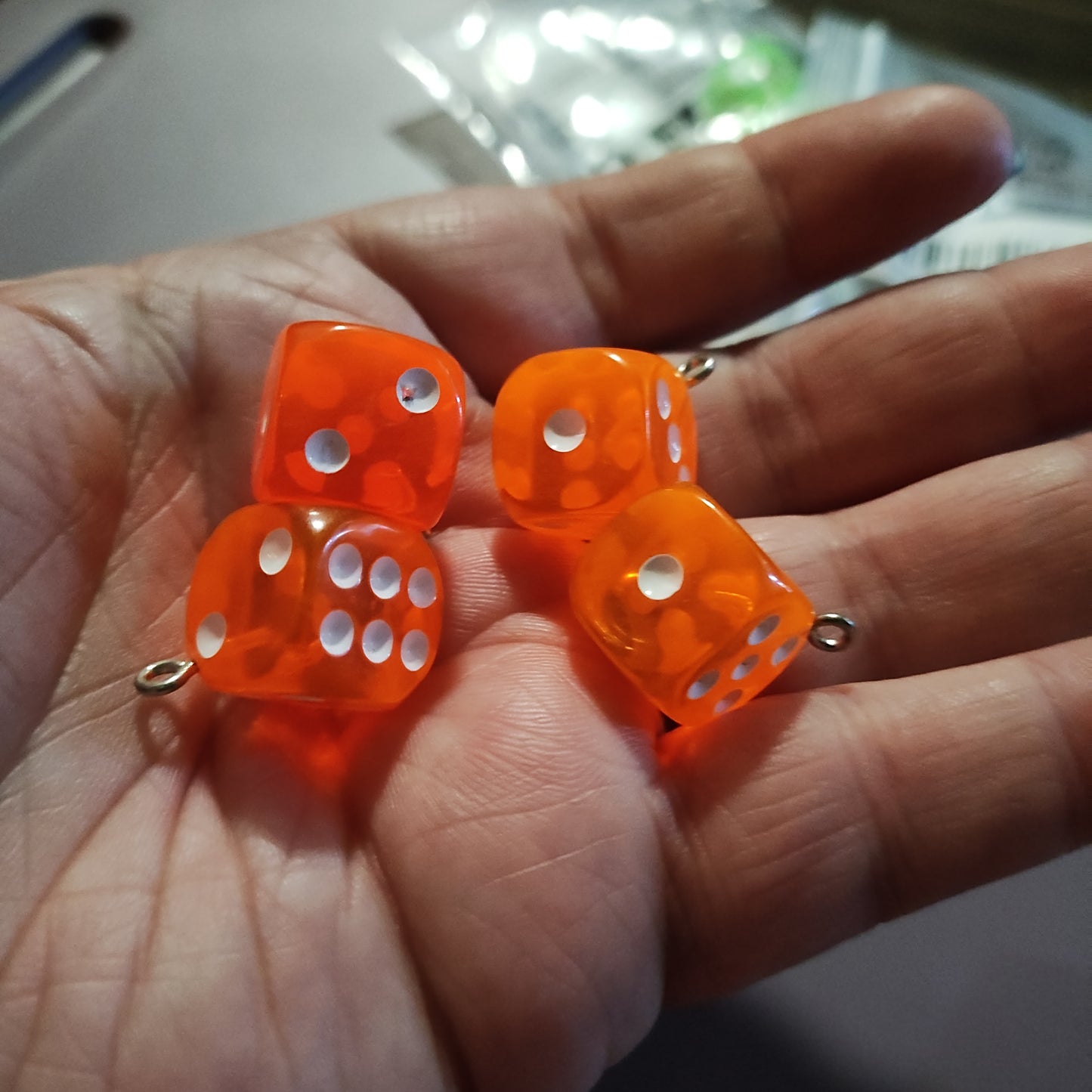 Orange Dice