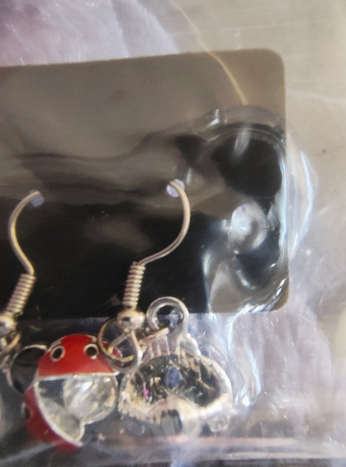 Lady Bug Earrings