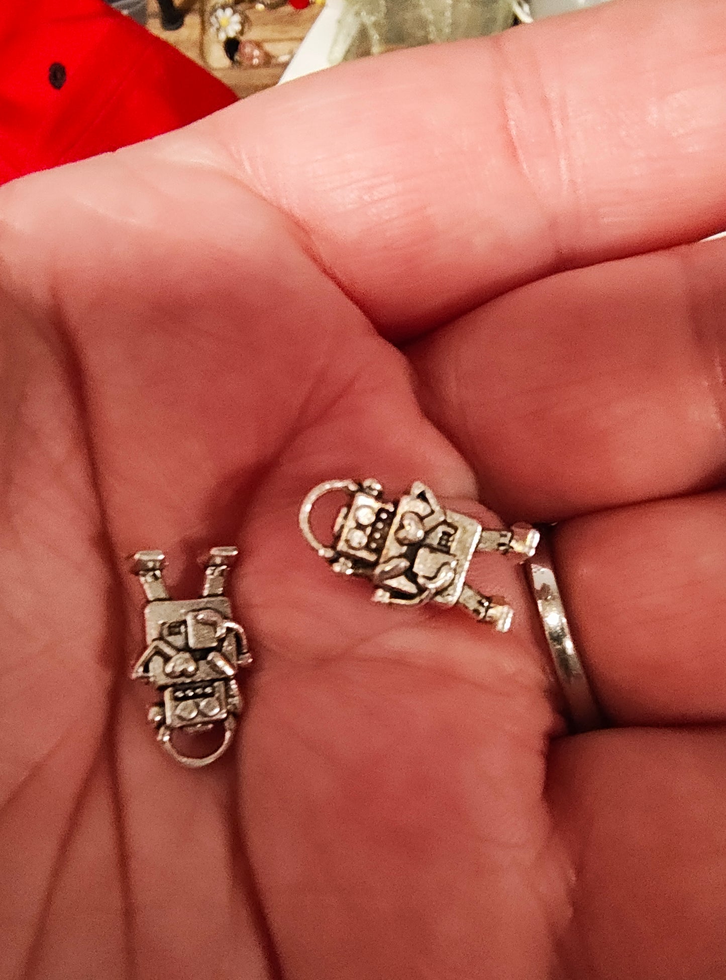 Robot Earrings